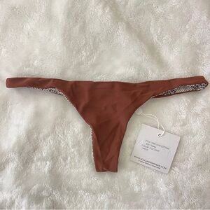 NWT Acacia Swimwear Small Coconut One Love bikini bottom